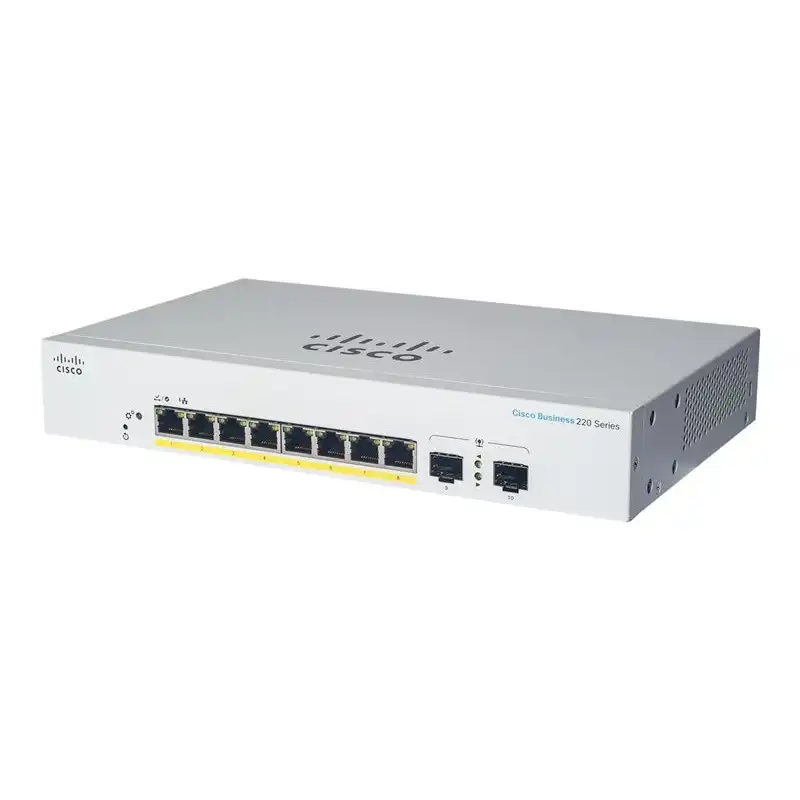Cisco Business 220 Series CBS220-8T-E-2G - Commutateur - intelligent - 8 x 10 - 100 - 1000 + 2 x ... (CBS220-8T-E-2G-EU)_1